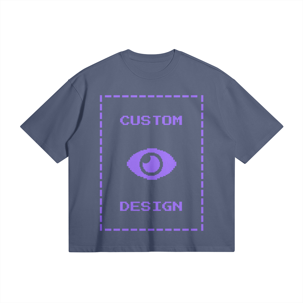 Pixelweaver Collection | PW Custom 280GSM Boxy T-Shirt Front & Back | DEJA