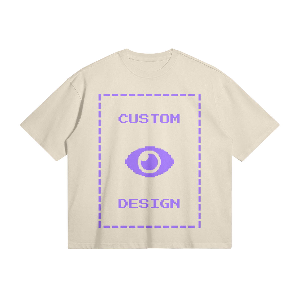 Pixelweaver Collection | PW Custom 280GSM Boxy T-Shirt Front & Back | DEJA