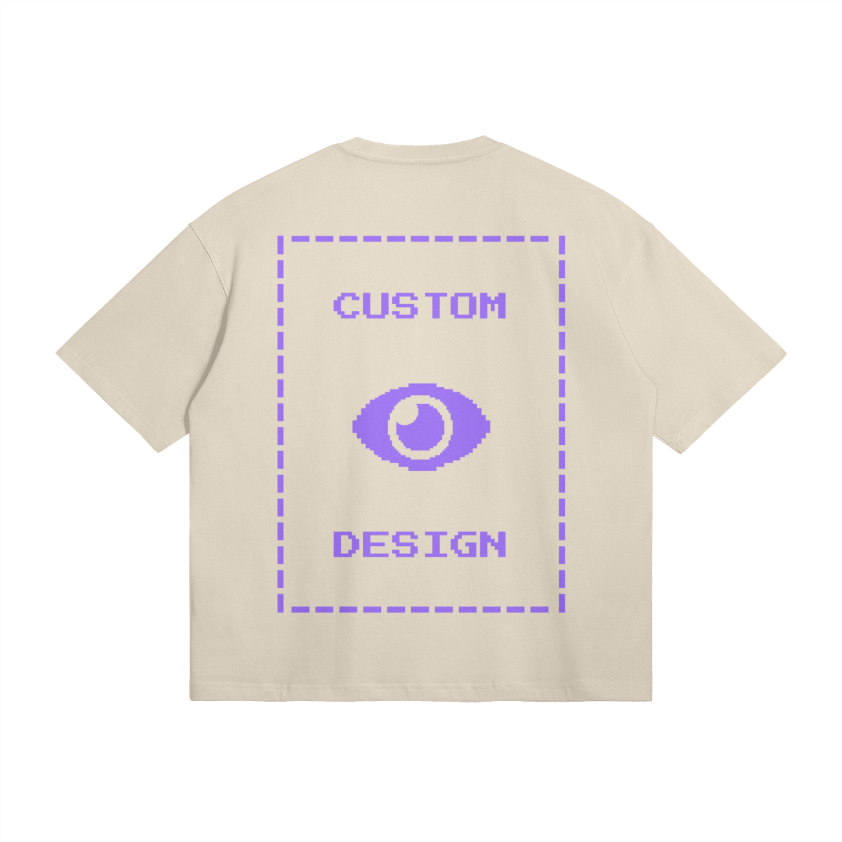 Pixelweaver Collection | PW Custom 280GSM Boxy T-Shirt Back | DEJA