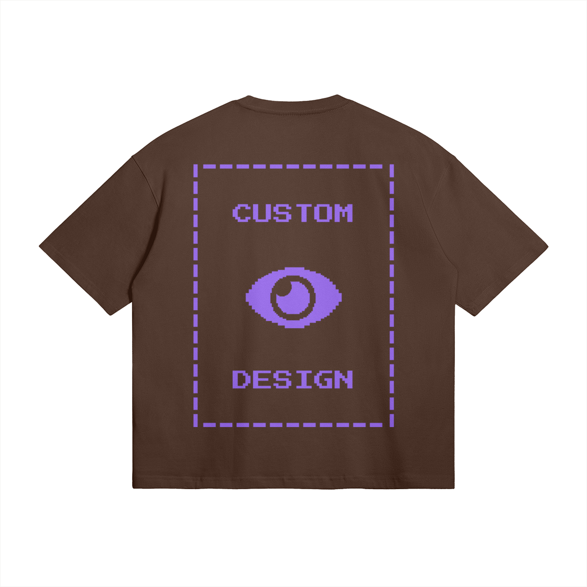 Pixelweaver Collection | PW Custom 280GSM Boxy T-Shirt Back | DEJA