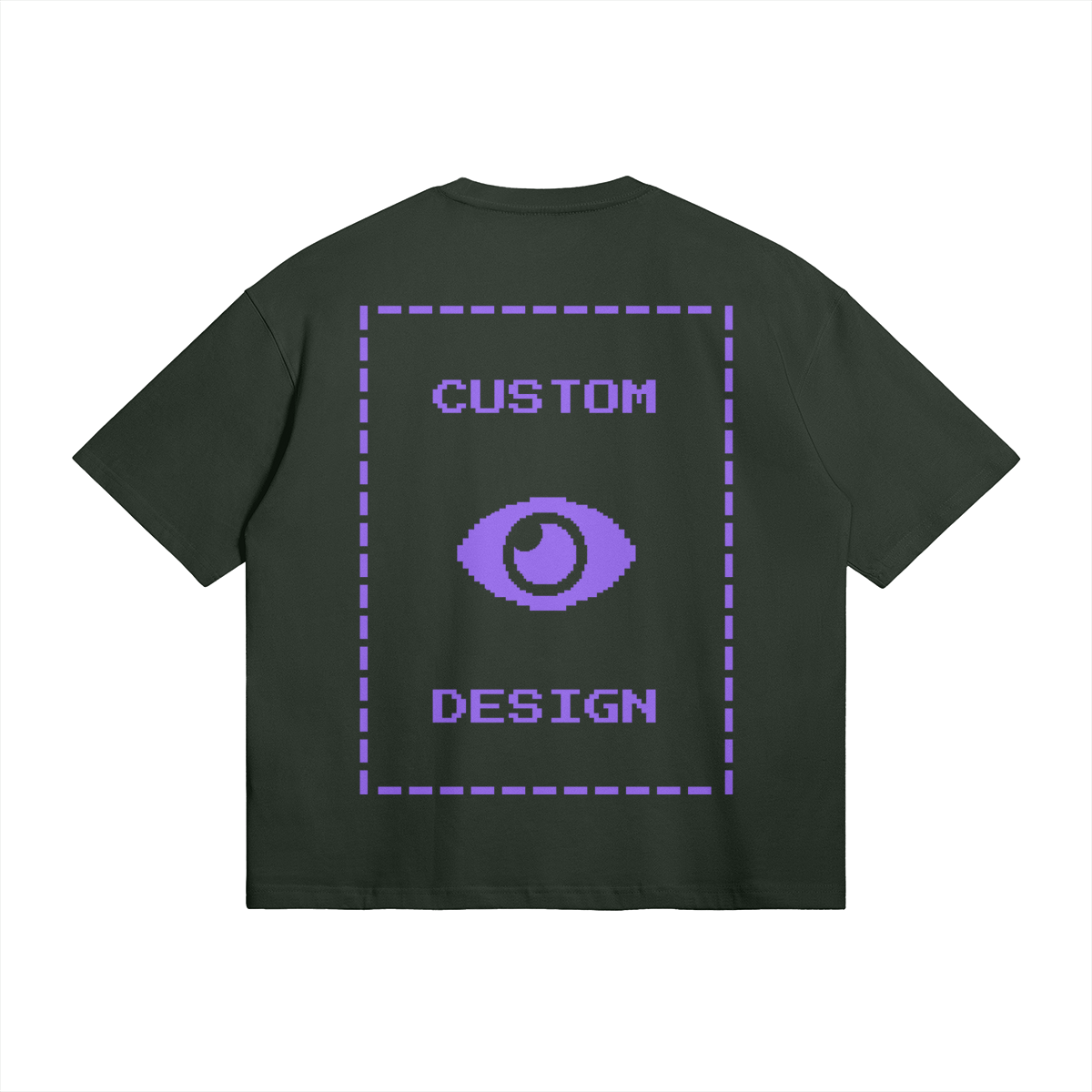 Pixelweaver Collection | PW Custom 280GSM Boxy T-Shirt Back | DEJA