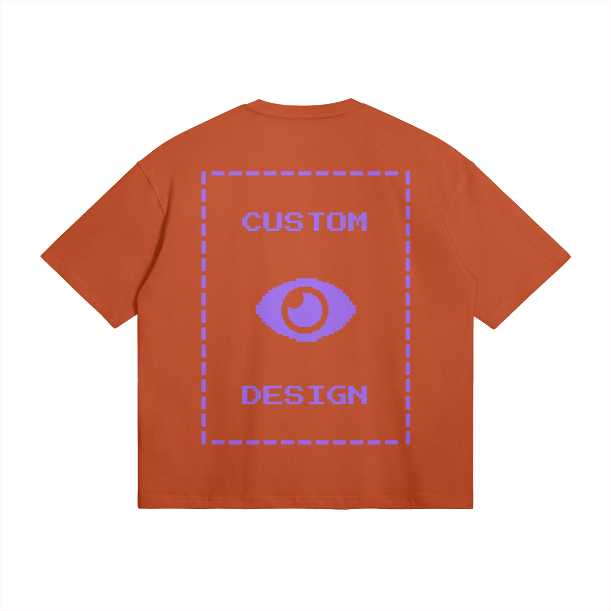 Pixelweaver Collection | PW Custom 280GSM Boxy T-Shirt Back | DEJA