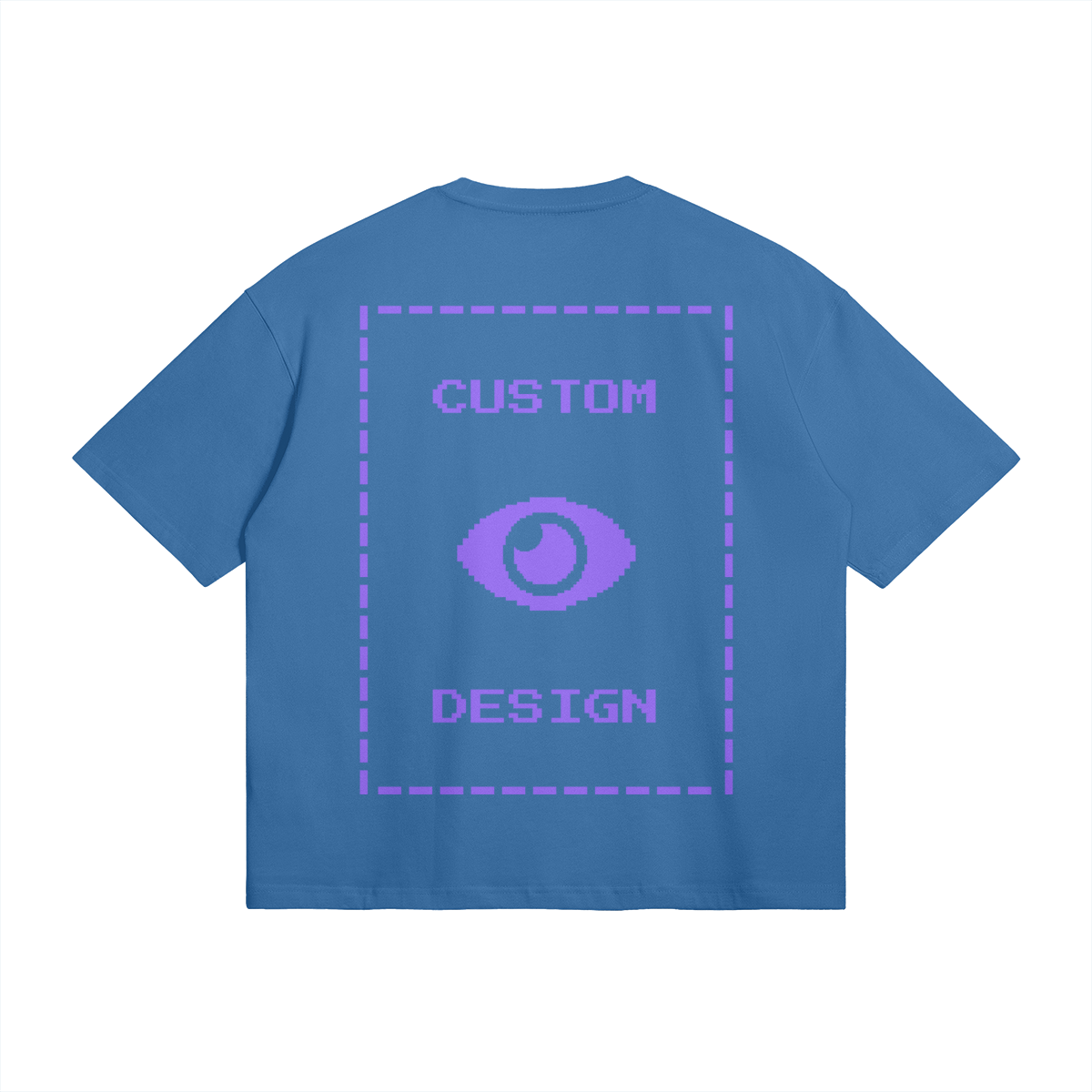 Pixelweaver Collection | PW Custom 280GSM Boxy T-Shirt Back | DEJA