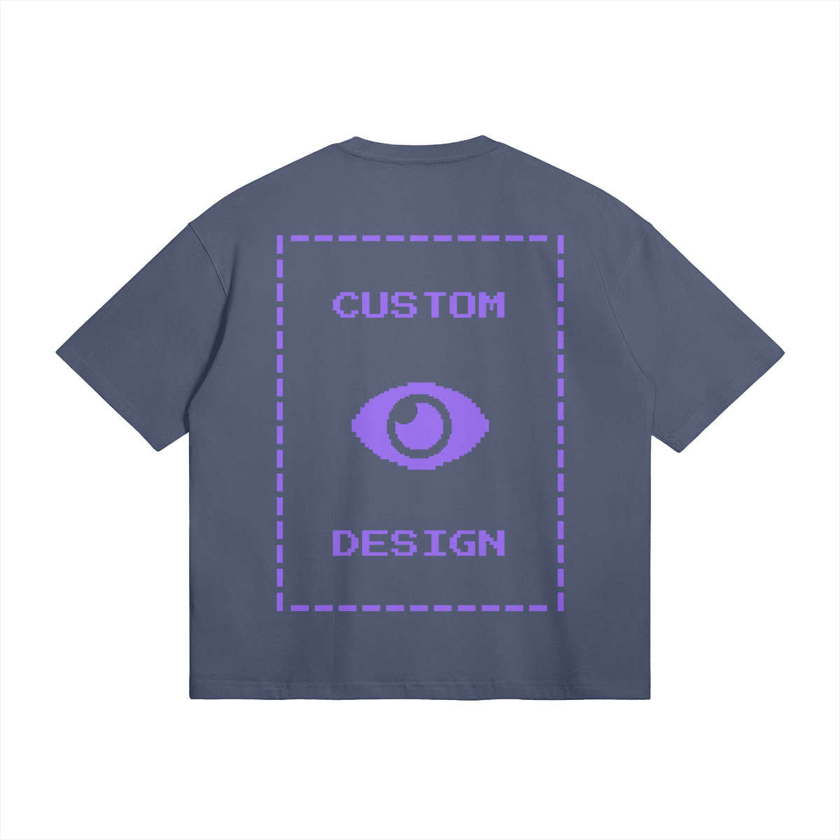 Pixelweaver Collection | PW Custom 280GSM Boxy T-Shirt Back | DEJA