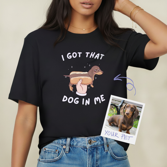 Pixelweaver Templates Collection | Hot Dog In Me Custom T-shirt | DEJA