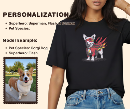 Pixelweaver Templates Collection | Pet Superheroes Custom T-shirt | DEJA