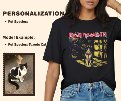Pixelweaver Templates Collection | Iron Meowden Piece of Mind Custom T-shirt | DEJA