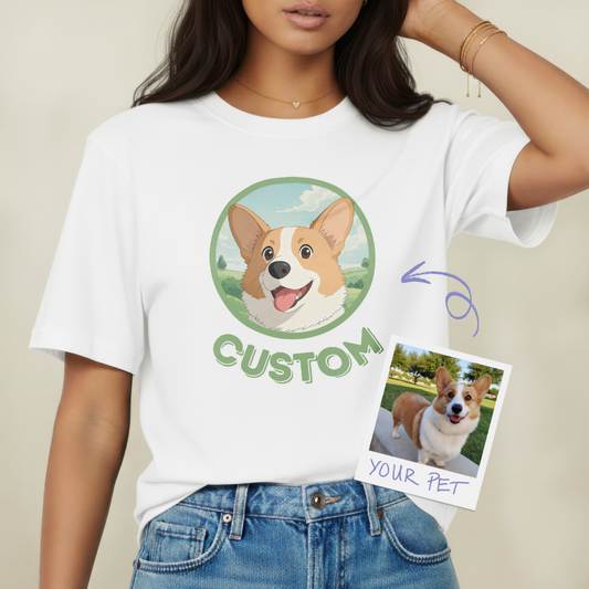 Pixelweaver Templates Collection | Anime Portrait Custom T-shirt | DEJA