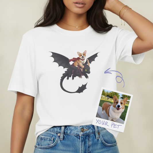 Pixelweaver Templates Collection | Dragon Rider Custom T-shirt | DEJA