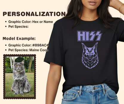 Pixelweaver Templates Collection | HISS Rock Star Custom T-shirt | DEJA