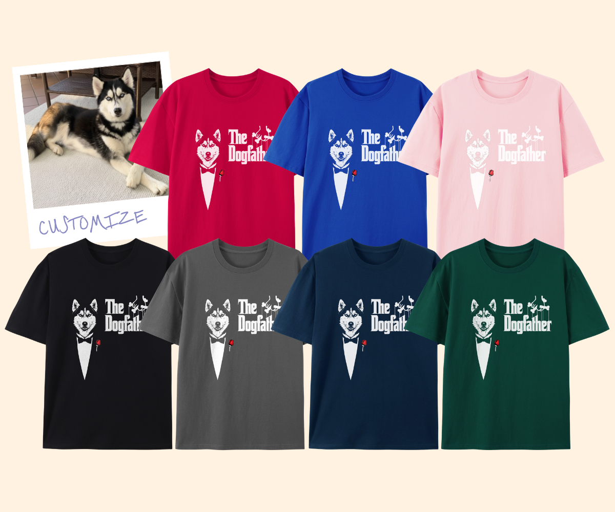 Pixelweaver Templates Collection | The Dogfather Custom T-shirt | DEJA