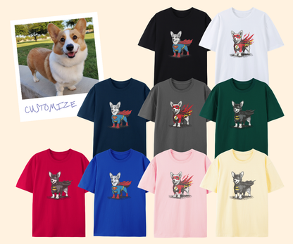 Pixelweaver Templates Collection | Pet Superheroes Custom T-shirt | DEJA