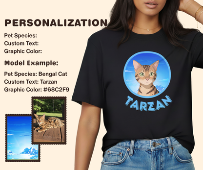 Pixelweaver Templates Collection | Anime Portrait Custom T-shirt | DEJA