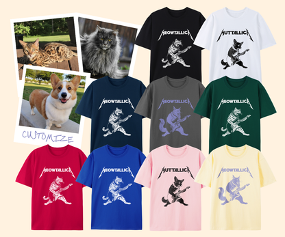 Pixelweaver Templates Collection | Petallica Guitar Custom T-shirt | DEJA