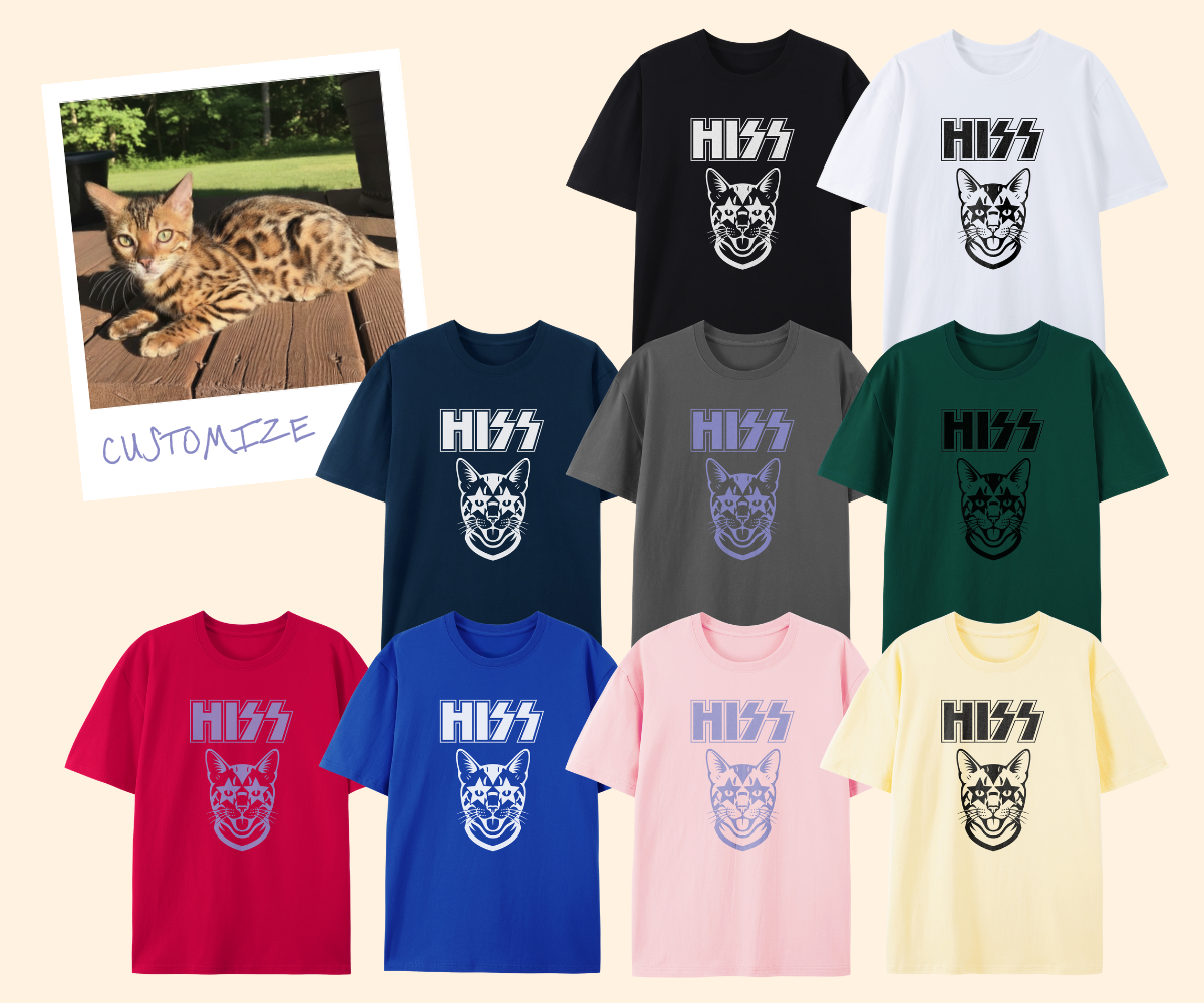 Pixelweaver Templates Collection | HISS Rock Star Custom T-shirt | DEJA