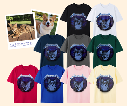 Pixelweaver Templates Collection | Petallica Ride the Lightning Custom T-shirt | DEJA