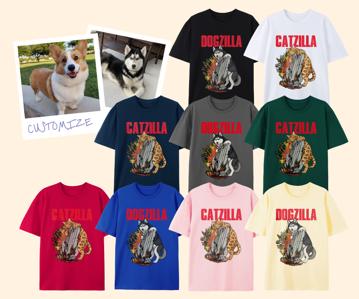 Pixelweaver Templates Collection | Petzilla Custom T-shirt | DEJA