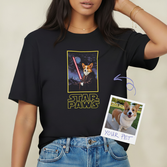 Pixelweaver Templates Collection | Star Paws Custom T-shirt | DEJA