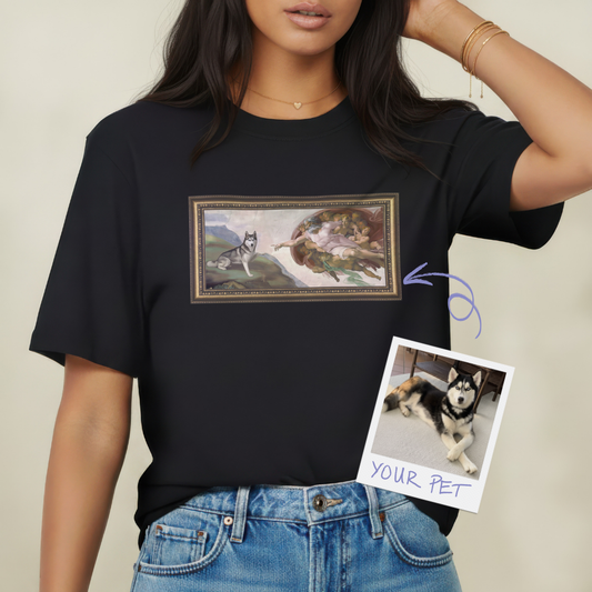 Pixelweaver Templates Collection | The Creation of Adam Custom T-shirt | DEJA