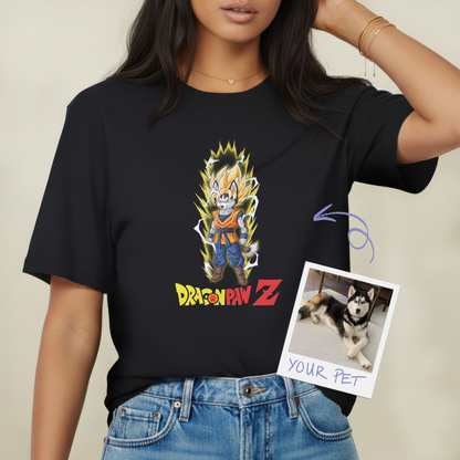 Pixelweaver Templates Collection | Dragon Paw Z Custom T-shirt | DEJA