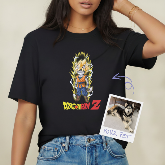 Pixelweaver Templates Collection | Dragon Paw Z Custom T-shirt | DEJA