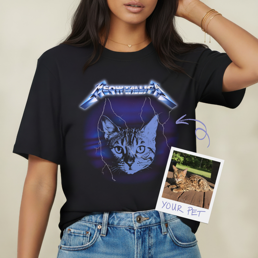 Pixelweaver Templates Collection | Petallica Ride the Lightning Custom T-shirt | DEJA