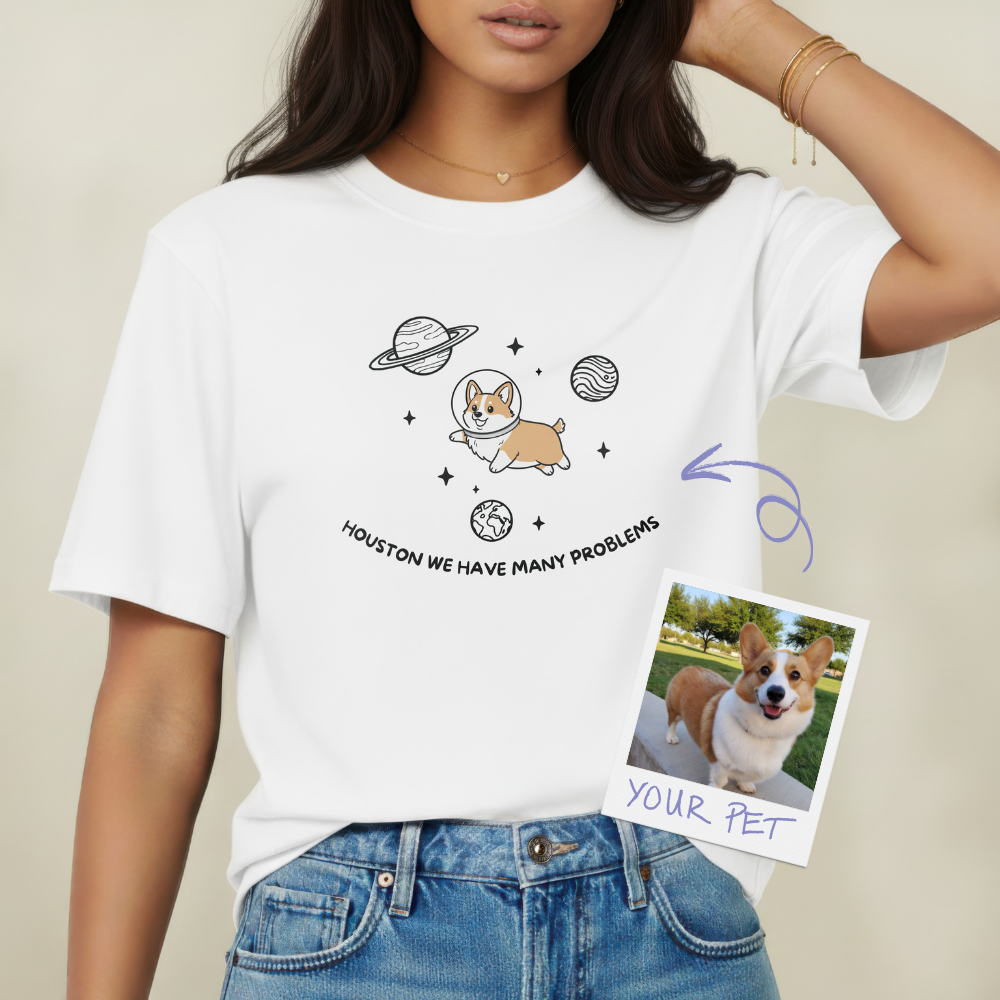 Pixelweaver Templates Collection | Space Pets Custom T-shirt | DEJA