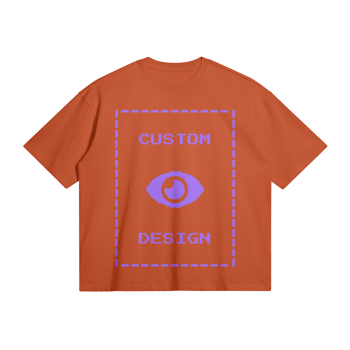 Pixelweaver Collection | PW Custom 280GSM Boxy T-Shirt Front & Back | DEJA