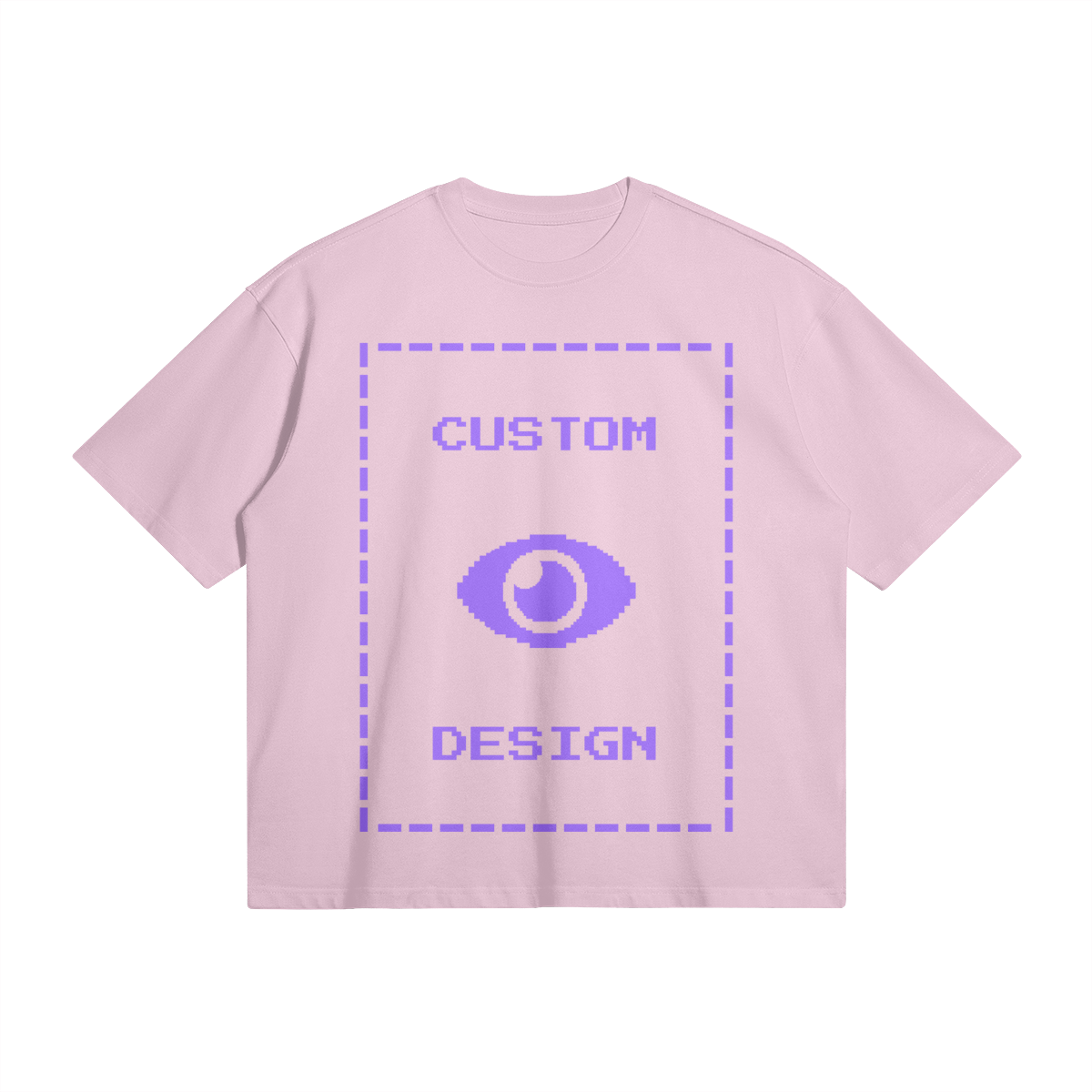 Pixelweaver Collection | PW Custom 280GSM Boxy T-Shirt Front & Back | DEJA