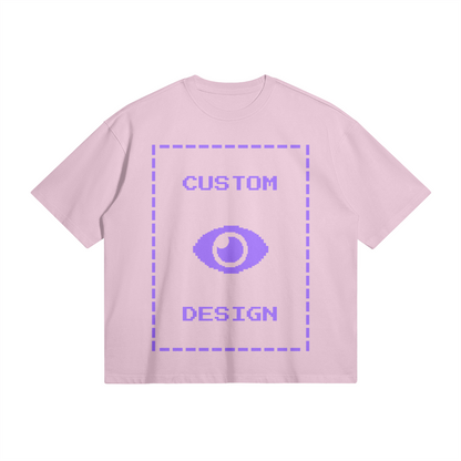 Pixelweaver Collection | PW Custom 280GSM Boxy T-Shirt Front & Back | DEJA