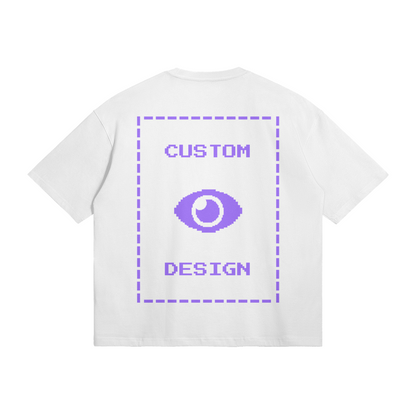 Pixelweaver Collection | PW Custom 280GSM Boxy T-Shirt Back | DEJA