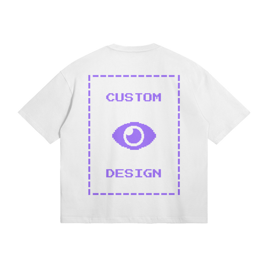 Pixelweaver Collection | PW Custom 280GSM Boxy T-Shirt Back | DEJA