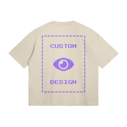 Pixelweaver Collection | PW Custom 280GSM Boxy T-Shirt Back | DEJA