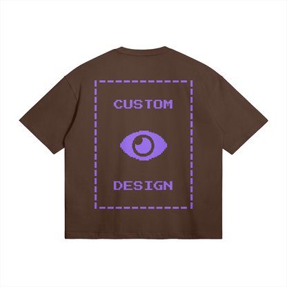 Pixelweaver Collection | PW Custom 280GSM Boxy T-Shirt Back | DEJA
