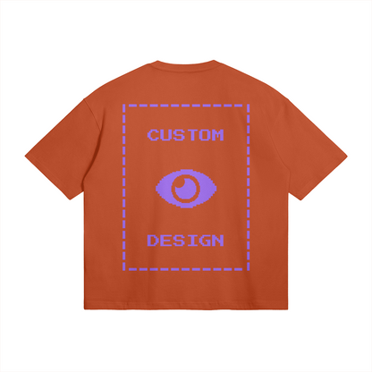 Pixelweaver Collection | PW Custom 280GSM Boxy T-Shirt Back | DEJA
