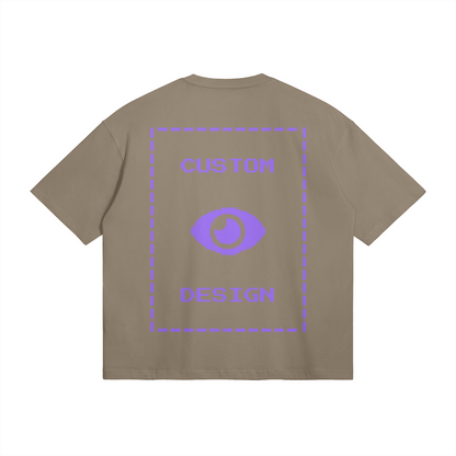Pixelweaver Collection | PW Custom 280GSM Boxy T-Shirt Back | DEJA