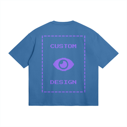 Pixelweaver Collection | PW Custom 280GSM Boxy T-Shirt Back | DEJA