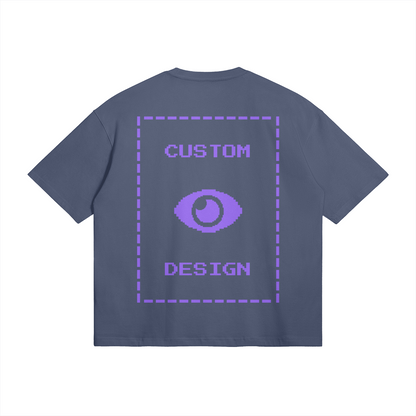 Pixelweaver Collection | PW Custom 280GSM Boxy T-Shirt Back | DEJA