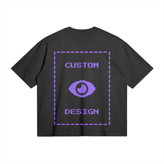 Pixelweaver Collection | PW Custom 280GSM Boxy T-Shirt Front | DEJA