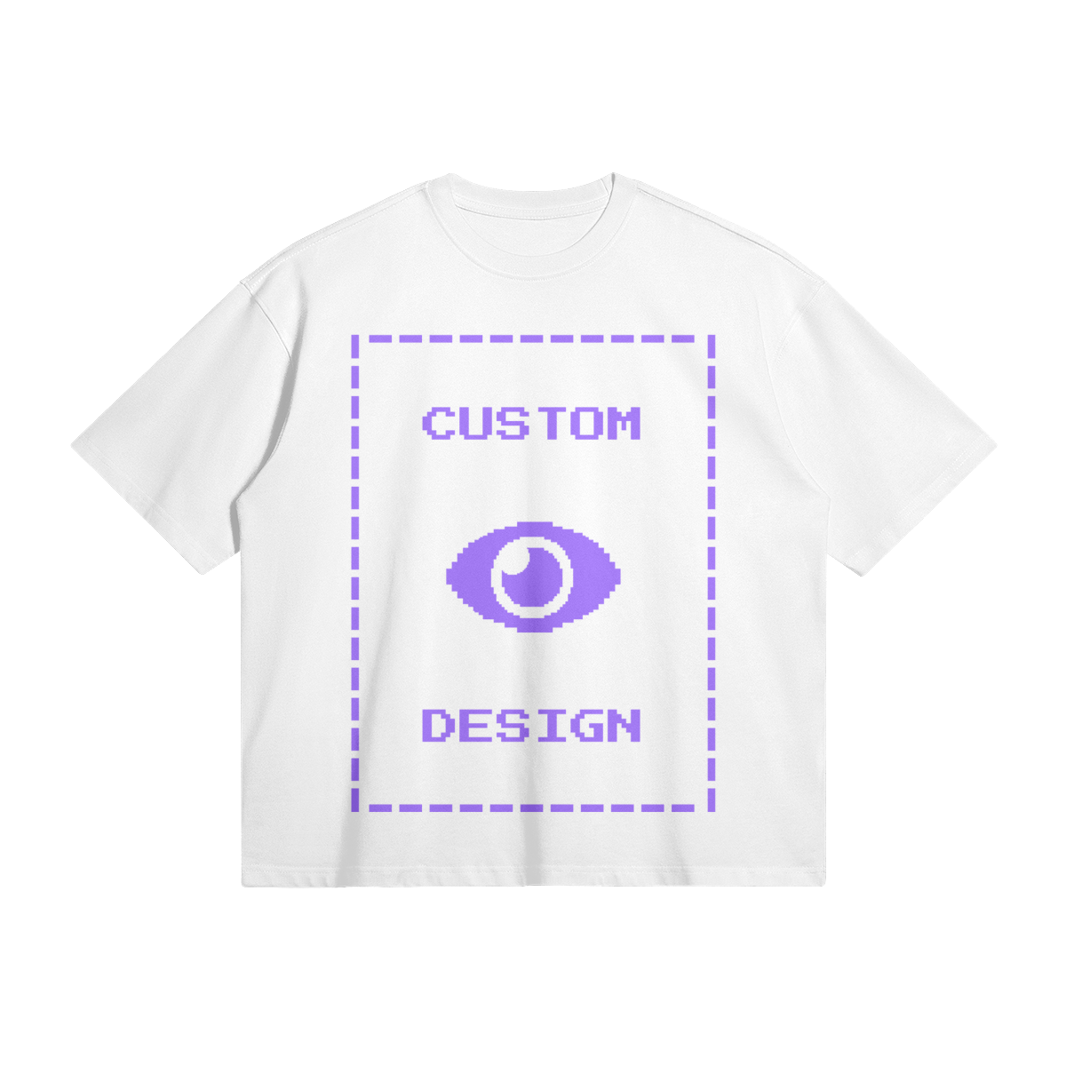 Pixelweaver Collection | PW Custom 280GSM Boxy T-Shirt Front | DEJA