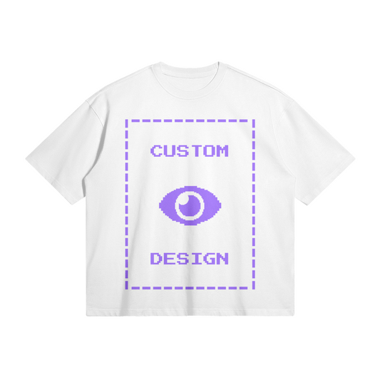 Pixelweaver Collection | PW Custom 280GSM Boxy T-Shirt Front | DEJA