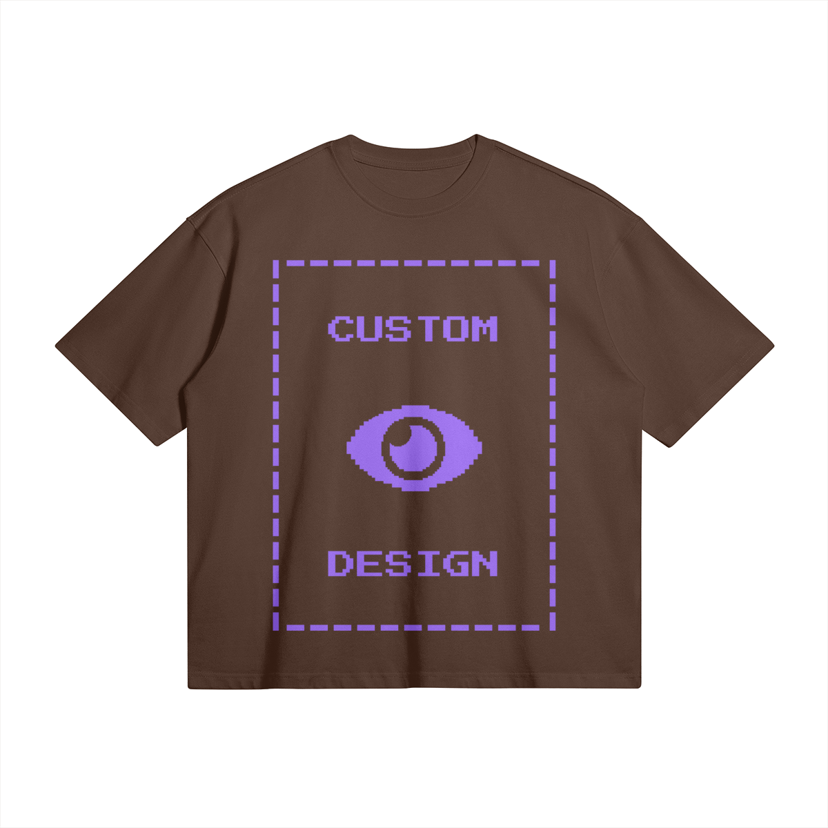 Pixelweaver Collection | PW Custom 280GSM Boxy T-Shirt Front | DEJA