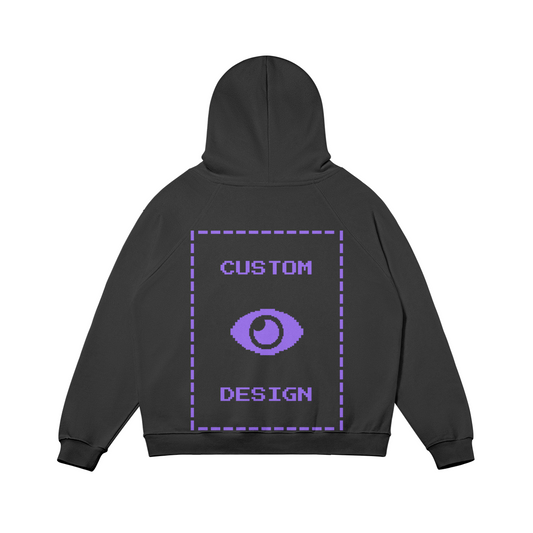 Pixelweaver Collection | PW Custom 380GSM Fleece-lined Hoodie Back | DEJA