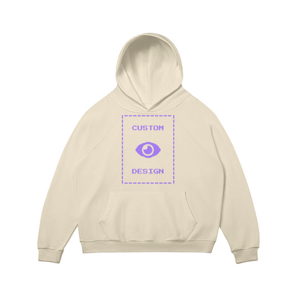Pixelweaver Collection | PW Custom 380GSM Fleece-lined Hoodie Front & Back | DEJA