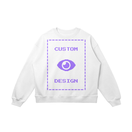 Pixelweaver Collection | PW Custom 370GSM Heavyweight Oversized Sweatshirt Front | DEJA