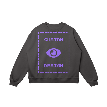 Pixelweaver Collection | PW Custom 370GSM Heavyweight Oversized Sweatshirt Front | DEJA