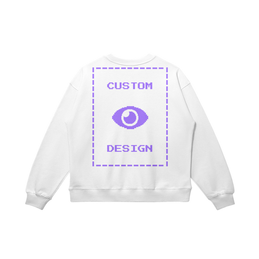 Pixelweaver Collection | PW Custom 370GSM Heavyweight Oversized Sweatshirt Back | DEJA